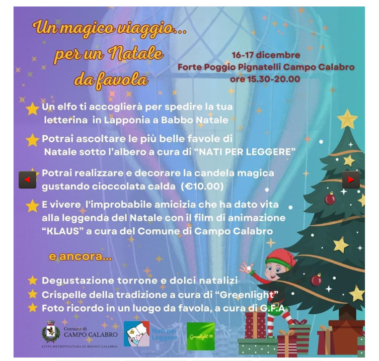 Un magico viaggio per un Natale da favola