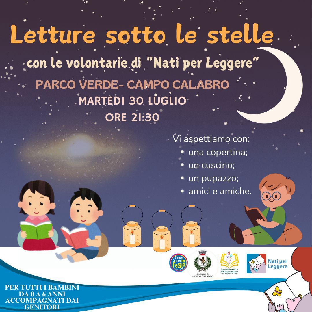 Letture Sotto Le Stelle "Nati per Leggere"